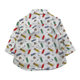 MOSCHINO camicia tinta unita con stampa Bianco per Neonato MUC01H BIANCO MOSCHINO 