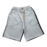 Brian Rush Two-Tone Bermuda Shorts With Elastic Waist Blue/Light Blue For Baby