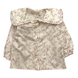 LA STUPENDERIA camicia manica lunga tinta unita con colletto Bianco per Neonata TJCM4666 BIANCO LA STUPENDERIA 