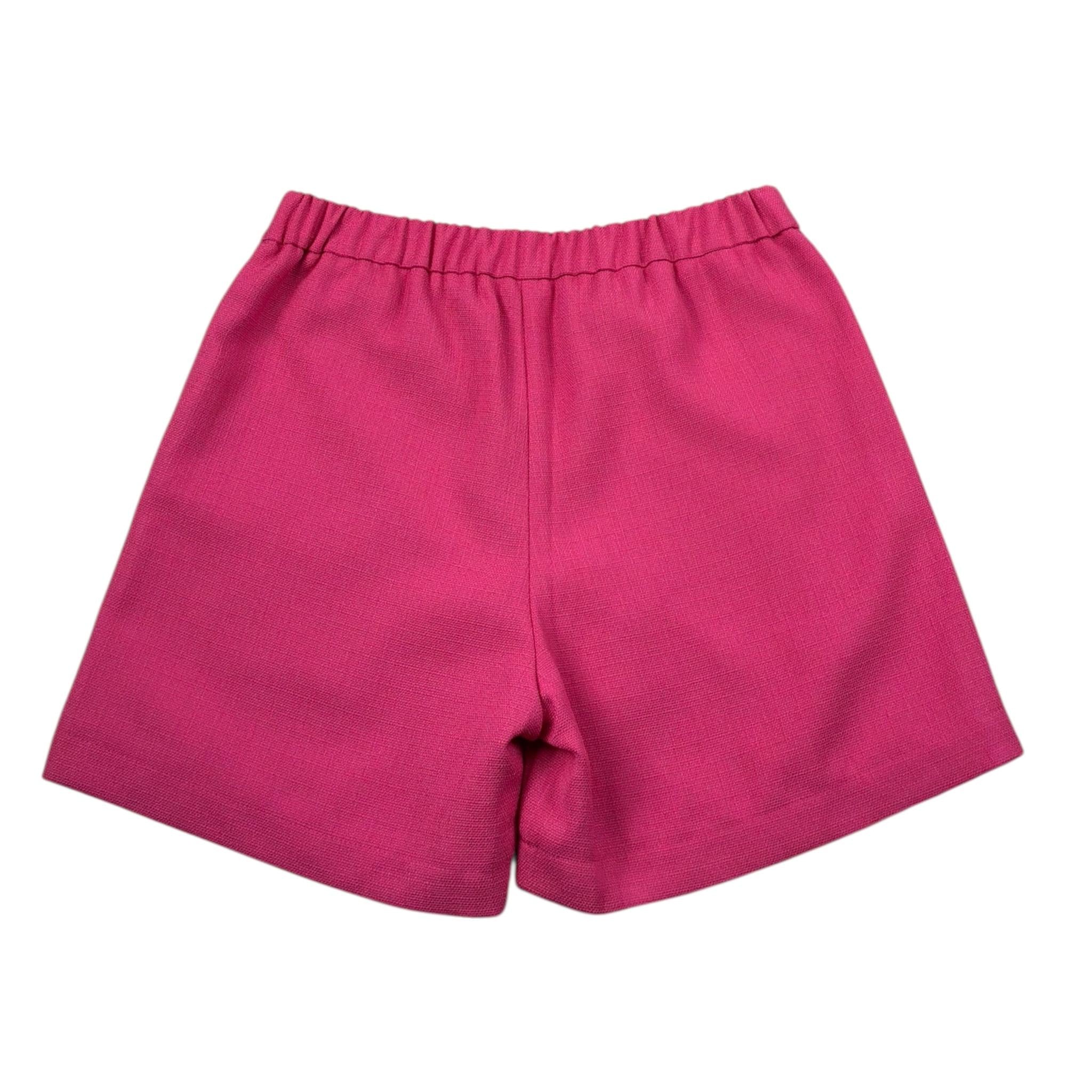 Fun & Fun Short Tinta Unita con Elastico In Vita per Bambina 2746S00356 FUXIA FUN & FUN 
