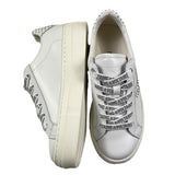 Zadig&amp;Voltaire Sneakers Plain With Contrast Prints With Laces White For Girls