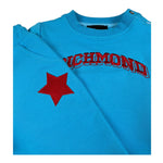 John Richmond Completo 2 Pezzi Felpa-Pantalone Tinta Unita per Neonato RIP26136CF AZZURRO JOHN RICHMOND 