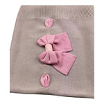 BABY LORD coperta tinta unita con ricami Beige per Neonata 100 BEIGE BABY LORD 