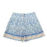 Philosophy Short Tinta Unita con Stampa Fiori per Bambina I1E412X BIANCO PHILOSOPHY 