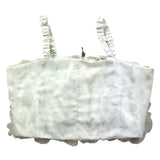 Illiana Plain Top With Tulle And White Straps For Baby Girl