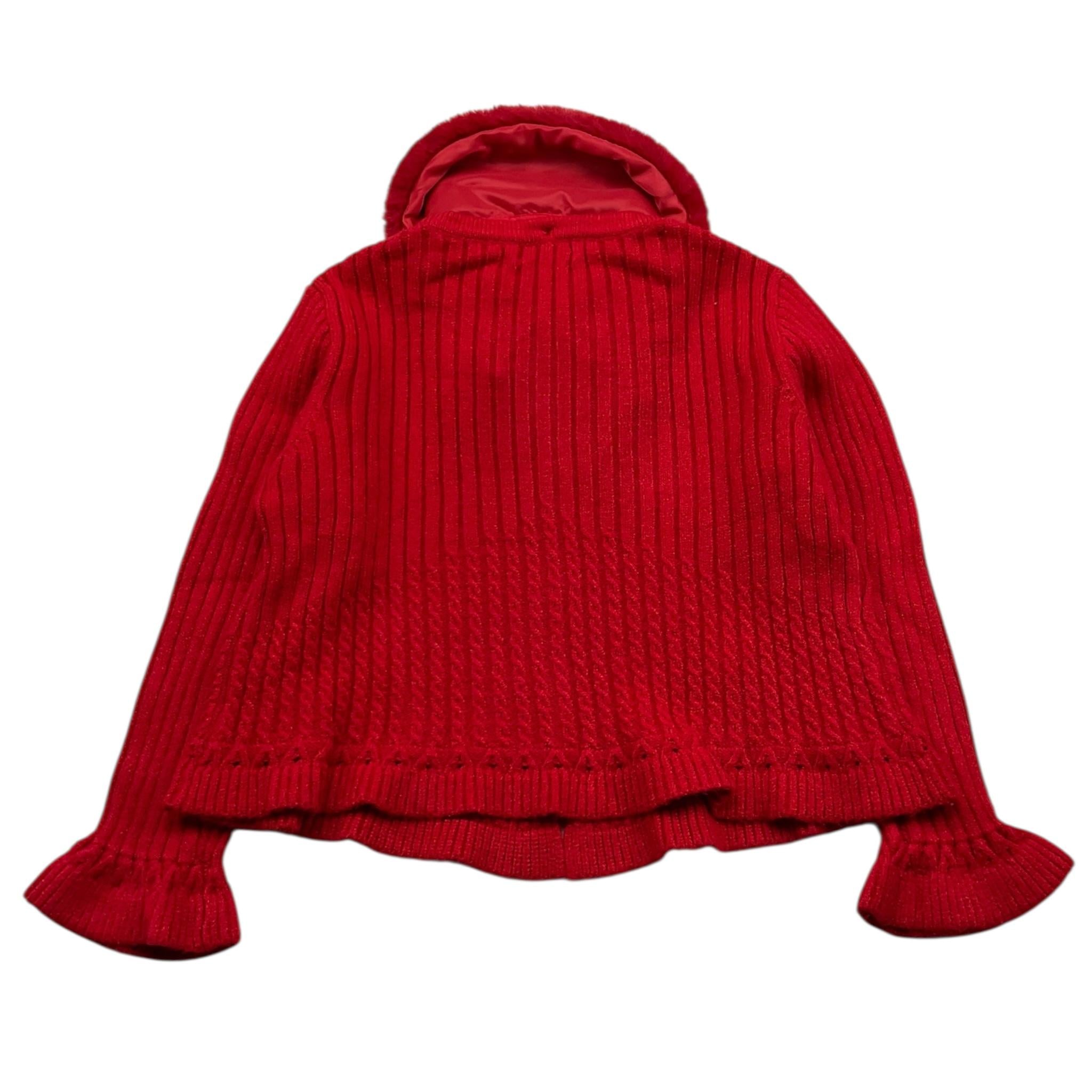 MAYORAL cardigan tinta unita con colletto rimovibile Rosso per Bambina 4362X ROSSO MAYORAL 