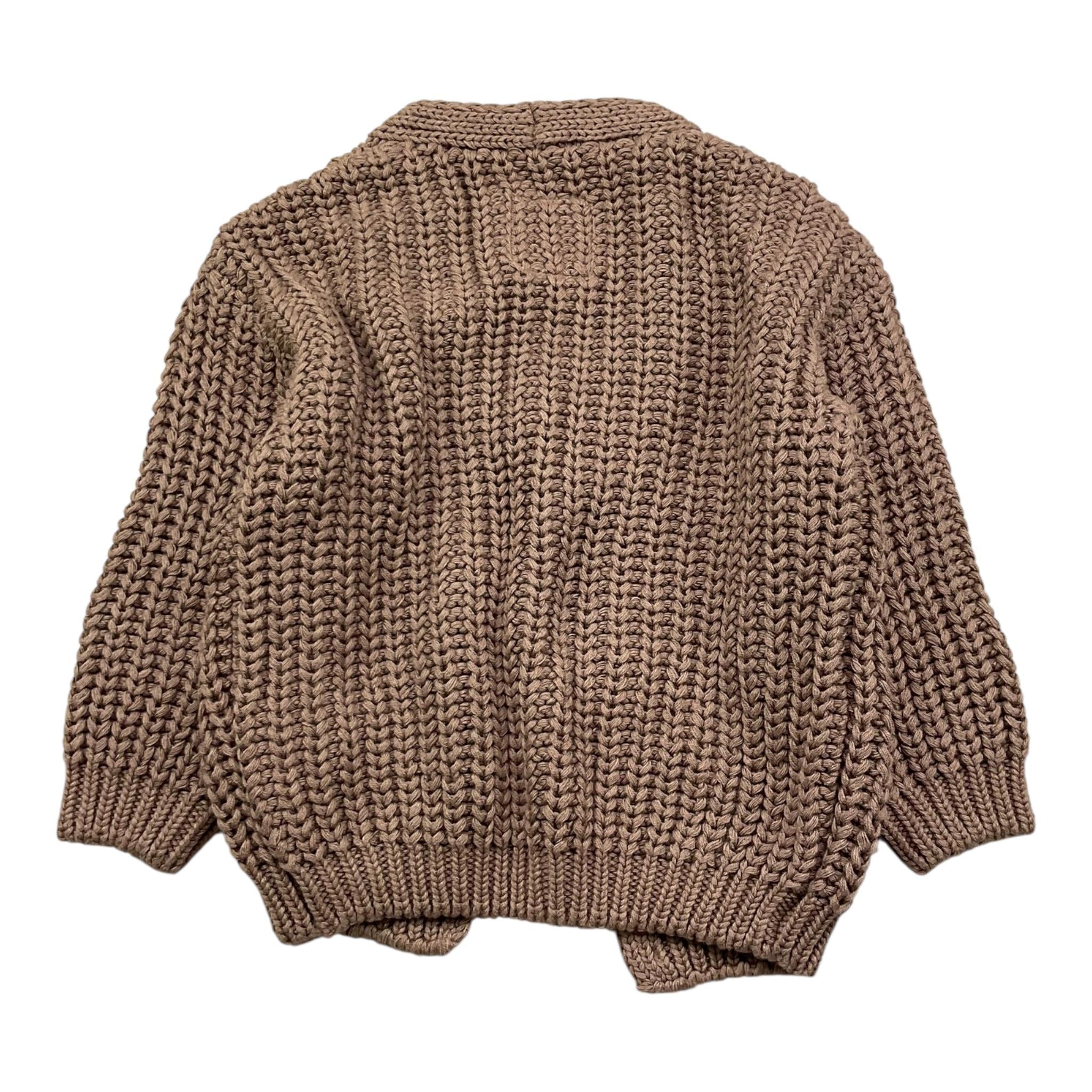 PLAY UP cardigan tinta unita con bottoni Marrone per Bambina PA011AP11404 MARRONE PLAY UP 