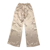 Hinnominate Beige Palazzo Pants Solid Color For Girls