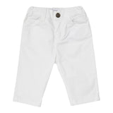 Emporio Armani Pantalone Tinta Unita con Elastico In Vita per Bambino 8NHJ02J BIANCO EMPORIO ARMANI 