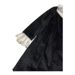 NANAN abito manica lunga tinta unita in velluto Nero per Bambina I2353636N NERO NANAN 