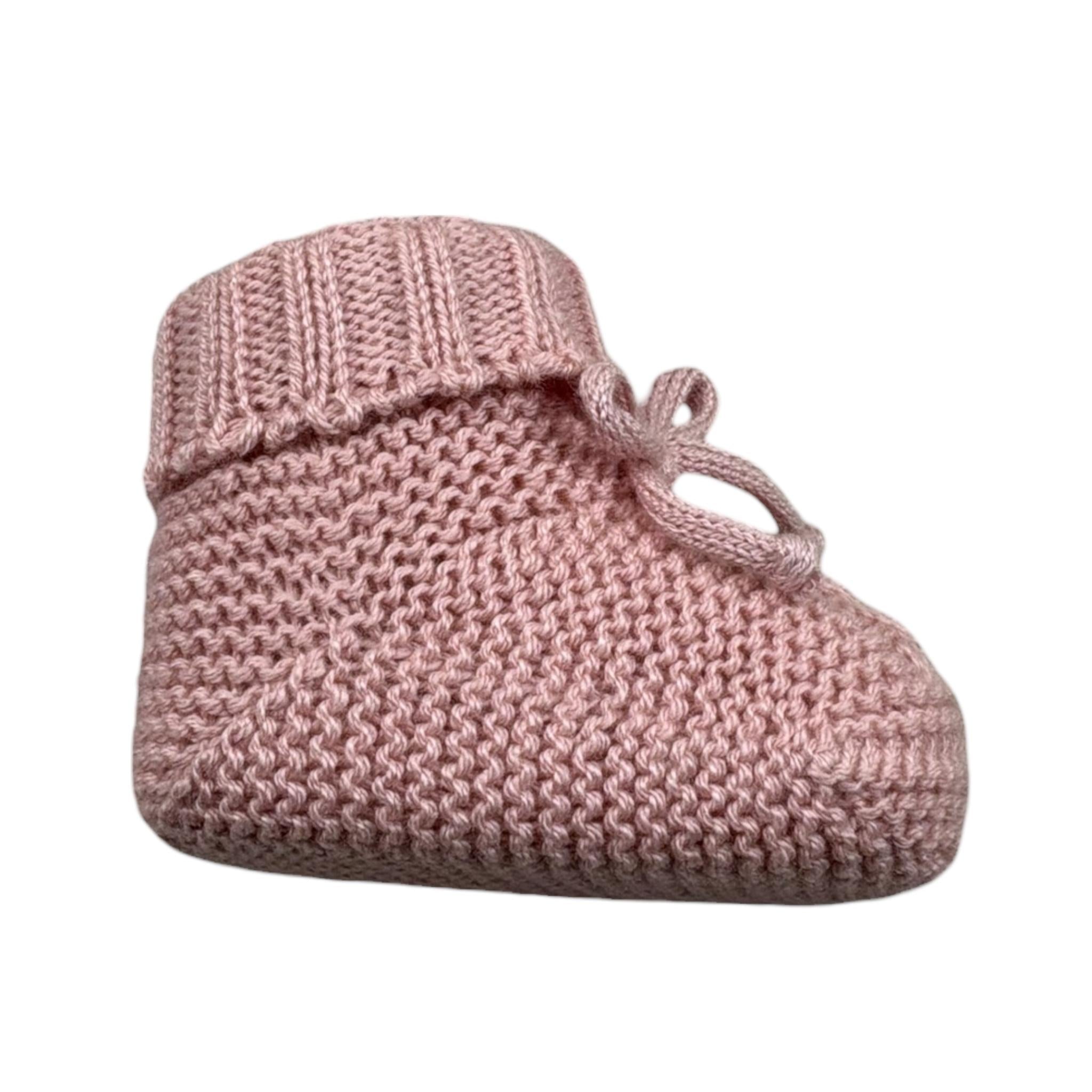 Juliana Babbucce Tinta Unita per Neonata 25228A ROSA JULIANA 
