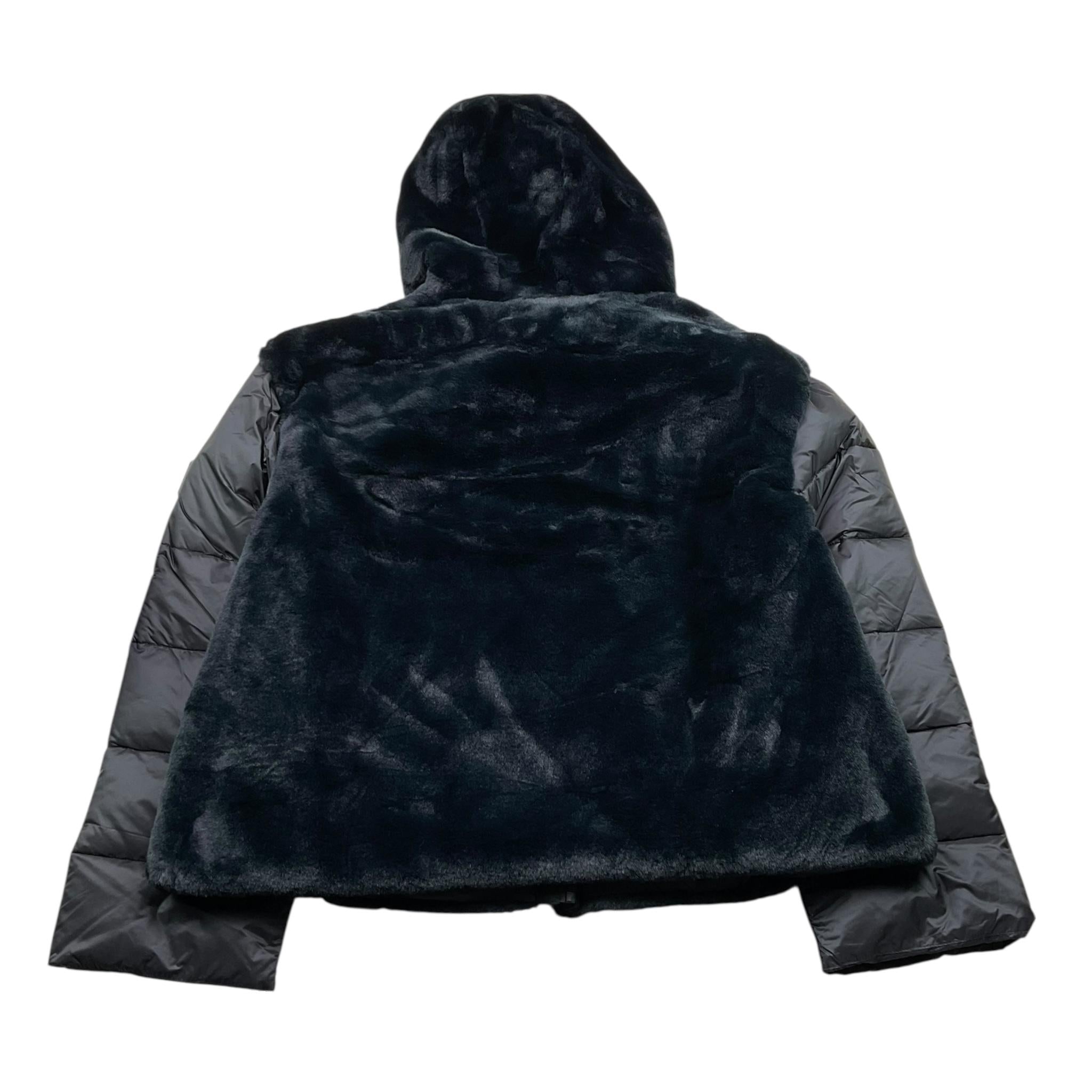 REFRIGUE giubbino reversibile tinta unita con cappuccio Nero per Bambina 2841O00003X NERO REFRIGUE 