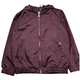 John Richmond Giubbino Tinta Unita con Zip E Cappuccio per Bambino RBP26216GB BORDEAUX JOHN RICHMOND 
