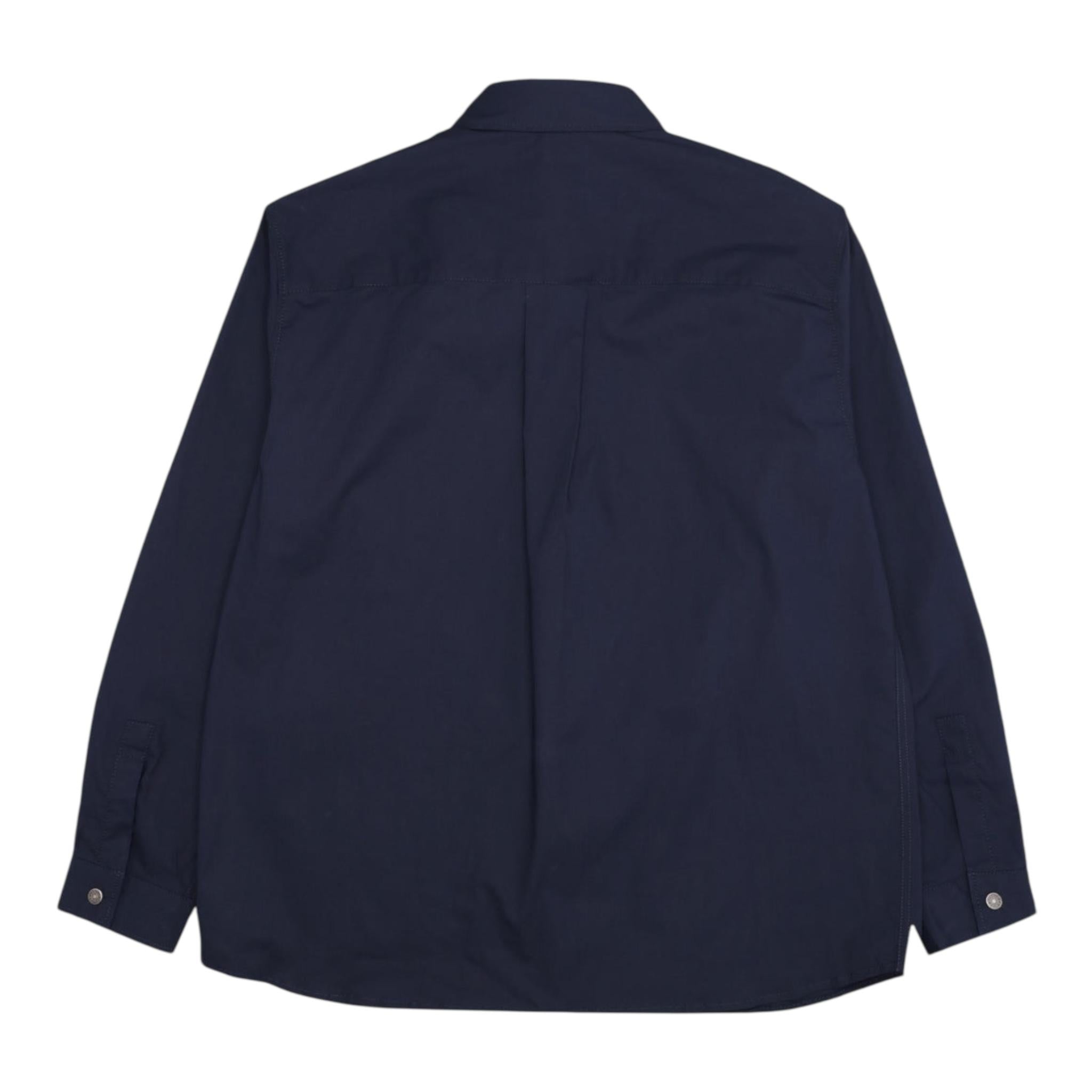 Dondup Camicia Tinta Unita Manica Lunga per Neonato DMCA034N BLU DONDUP 