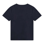 Timberland T-Shirt Girocollo Tinta Unita con Stampa per Bambino T60084 BLU TIMBERLAND 