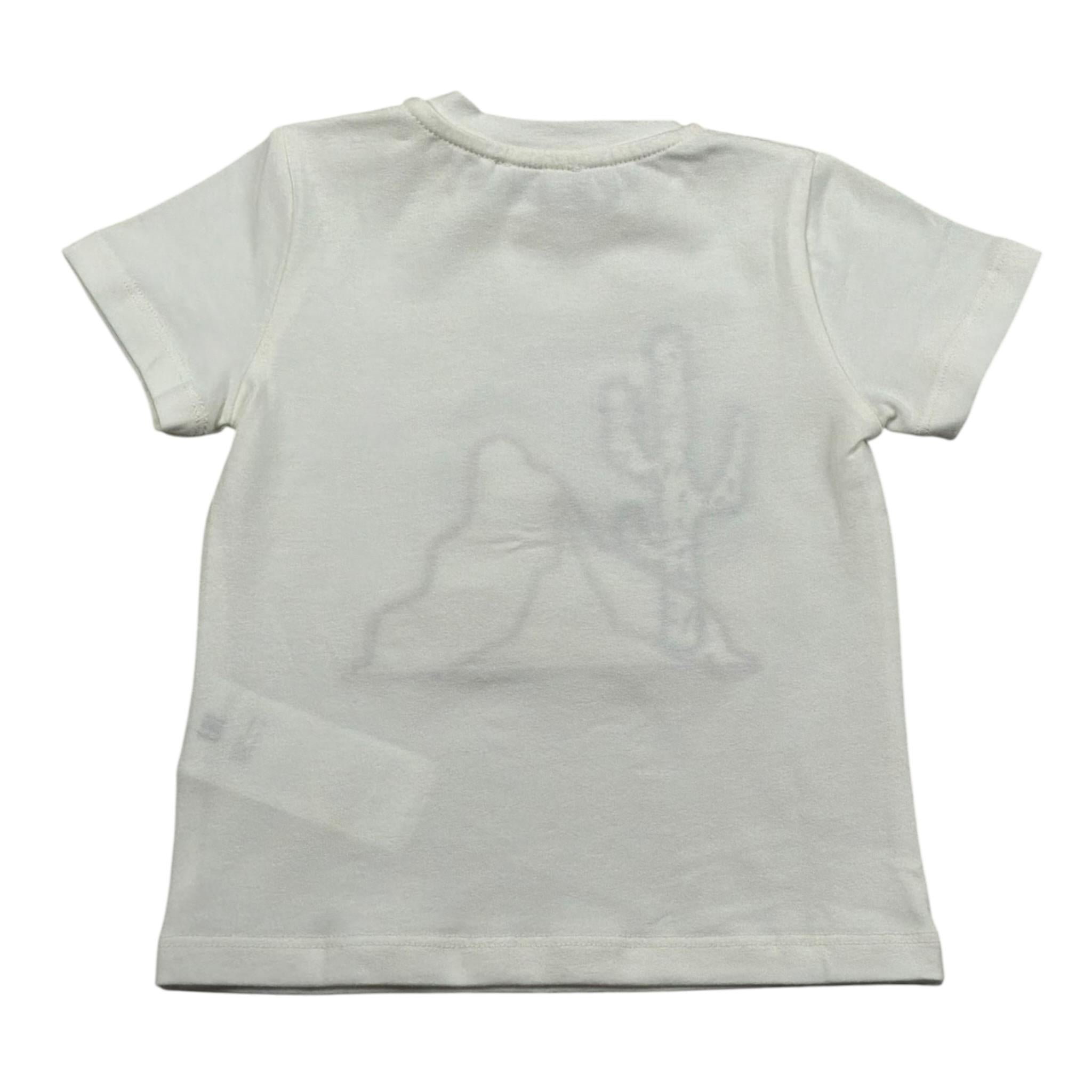 M+E' T-Shirt Girocollo Tinta Unita per Bambino UEM0516 PANNA M+E' 