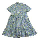 Saint Barth Abito Mezza Manica Stampa Fantasia Floreale per Bambina MSSS0001 BLU SAINT BARTH 