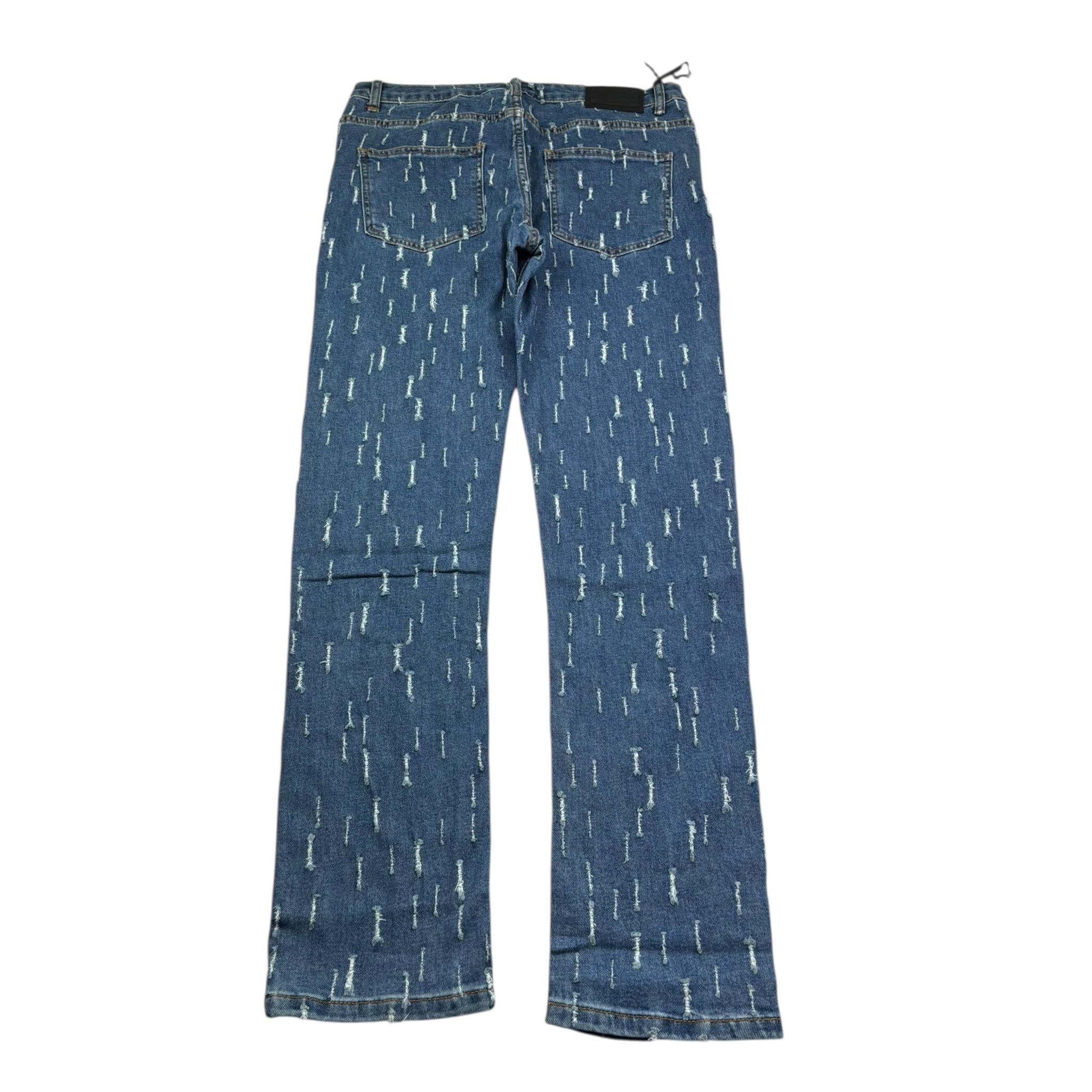 Daniele Alessandrini Jeans Tinta Unita con Strappi per Bambino 1235PD00257X BLU DANIELE ALESSANDRINI 