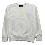 John Richmond Felpa Girocollo Tinta Unita con Logo per Bambino RBP26189FE BIANCO JOHN RICHMOND 