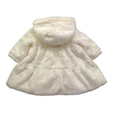 LALALU' cappotto tinta unita pelliccia Panna per Bambina CAPLJ PANNA LALALU' 
