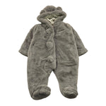 NANAN eskimo pelliccia tinta unita con cappuccio Grigio per Neonato I2351906GR GRIGIO NANAN 