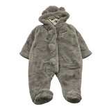 NANAN eskimo pelliccia tinta unita con cappuccio Grigio per Neonato I2351906GR GRIGIO NANAN 