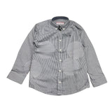 Cesare Paciotti Plain Shirt With Micropattern White For Newborn