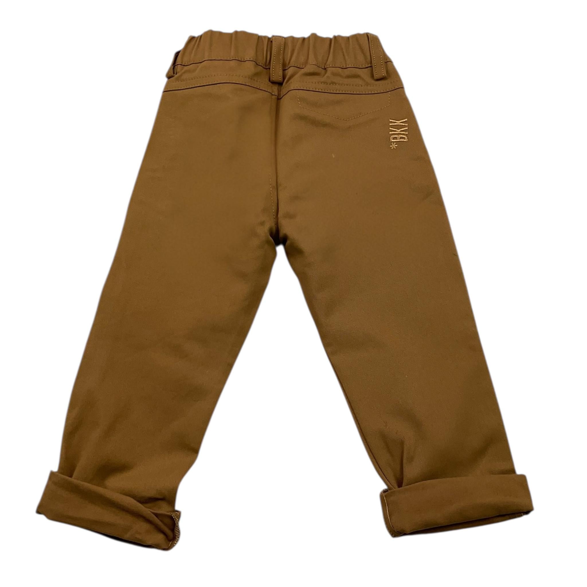 BiKKEMBERGS pantalone tinta unita con girovita regolabile Cammello per Neonato BK2015 CAMMELLO BiKKEMBERGS 