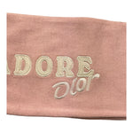 BABY DIOR sciarpa tinta unita con logo Rosa per Bambina D2B1ECH1 ROSA BABY DIOR 