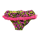 4Giveness Costume Model Slip Solid Color With Spotted Pattern Fluorescent Yellow For Baby Girl
