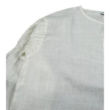 Il Gufo Camicia Manica Lunga Tinta Unita per Bambina P25CL253L6006X PANNA IL GUFO 