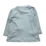 Trussardi Shirt Girocollo Tinta Unita con Logo per Neonata TIP26013TS VERDE ACQUA TRUSSARDI 