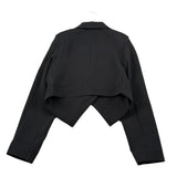 Meilisa Bai Giacca Tinta Unita con Bottoni per Bambina FL6163 NERO MEILISA BAI 