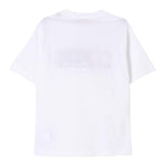 Diesel T-Shirt Girocollo Tinta Unita con Logo per Bambino J02251 BIANCO DIESEL 