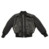 MAISON 9 PARIS giubbino tinta unita con zip  Nero per Neonato G80013 NERO MAISON 9 PARIS 
