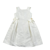 Simonetta Abito Cerimonia Tinta Unita Giromanica per Bambina 1K1332 BIANCO SIMONETTA 