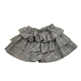 LE BEBE' gonna tinta unita con balze ed elastico in vita Grigio per Neonata LBG6149 GRIGIO LE BEBE' 