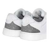 Acbc Sneakers Solid Color With Contrast Prints White/Silver For Girls