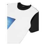 N°21 T-Shirt Girocollo Bicolore con Stampa per Bambino N2103K BIANCO/NERO N°21 