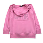 John Richmond Felpa Tinta Unita con Cappuccio E Stampa per Bambina RGP26006FE ROSA JOHN RICHMOND 