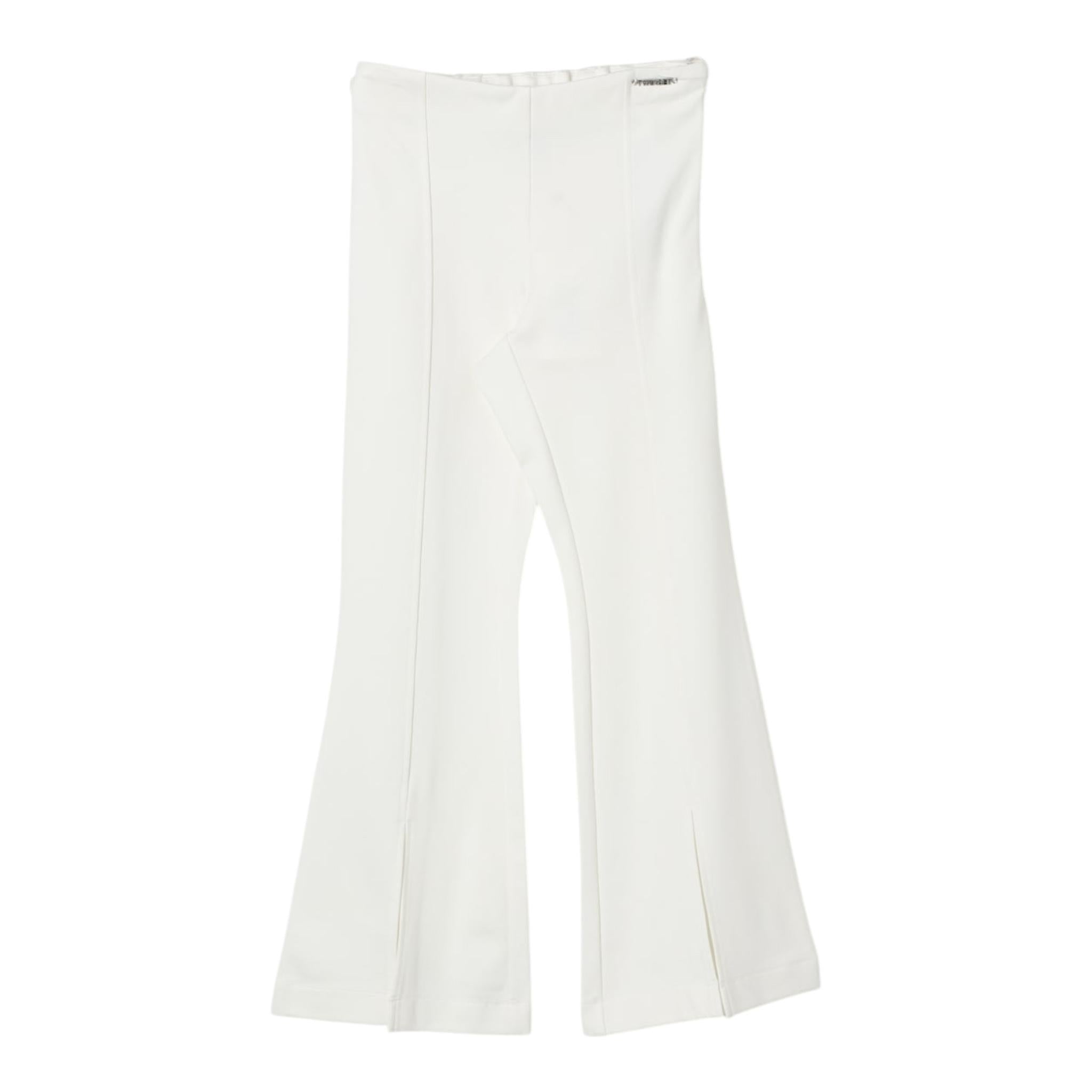 TWINSET pantalone modello a zampa tinta unita con spacchi Bianco per Bambina 242GJ2045 BIANCO TWINSET 