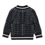 EMPORIO ARMANI cardigan tinta unita con profili in contrasto Blu per Bambino 6DHM62J BLU EMPORIO ARMANI 