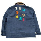 Trussardi Giacca Tinta Unita con Colletto In Contrasto per Neonato TIP26066GC BLU TRUSSARDI 