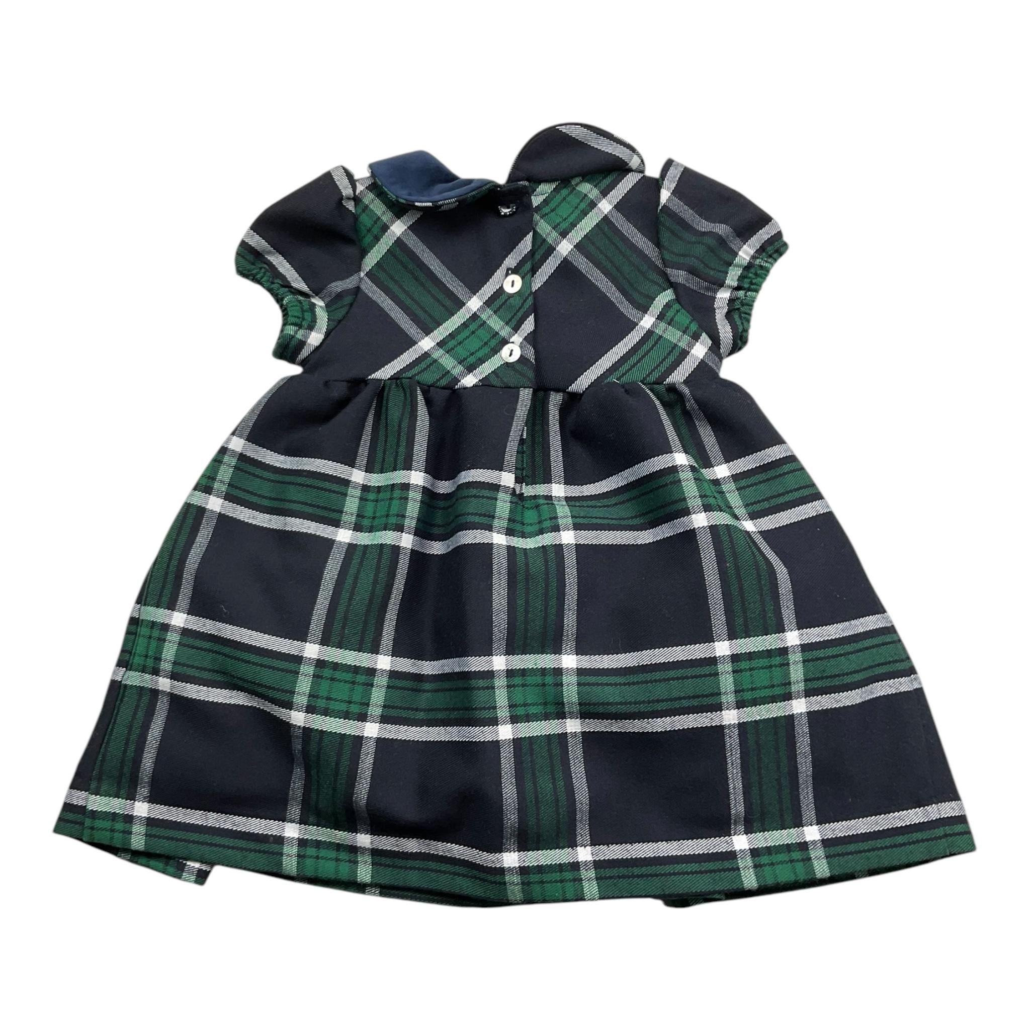 MALVI & CO abito tinta unita mezza manica fantasia a righe Blu per Bambina FCCM003VERR BLU MALVI & CO 