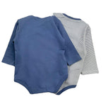 MAYORAL set 2body tinta unita con stampa e maniche lunghe Blu per Neonato 2714 BLU MAYORAL 