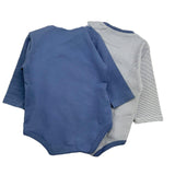 MAYORAL set 2body tinta unita con stampa e maniche lunghe Blu per Neonato 2714 BLU MAYORAL 