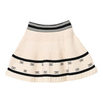 ELISABETTA FRANCHI gonna tinta unita con brillantini Crema per Neonata EGG045 CREMA ELISABETTA FRANCHI 