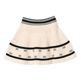 ELISABETTA FRANCHI gonna tinta unita con brillantini Crema per Neonata EGG045 CREMA ELISABETTA FRANCHI 