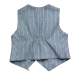 Manuel & Frank Gilet Tinta Unita con Fantasia per Neonato MF5193BN AZZURRO MANUEL & FRANK 