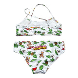 Moschino Costume 2 Pezzi Fascia-Slip per Bambina HHL00E BIANCO MOSCHINO 